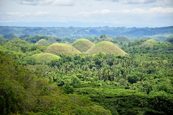 Chocolate Hills bei Carmen auf Bohol