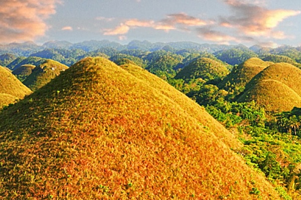 Schokoladenh�gel Chocolate Hills in Bohol